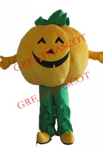 Happy Lightweight Pumpkin Mascot Costume