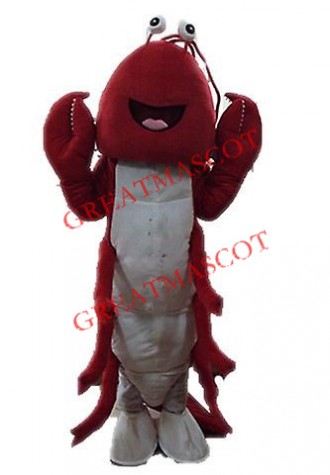 Red Lightweight Lobster Mascot Costume Free Shipping