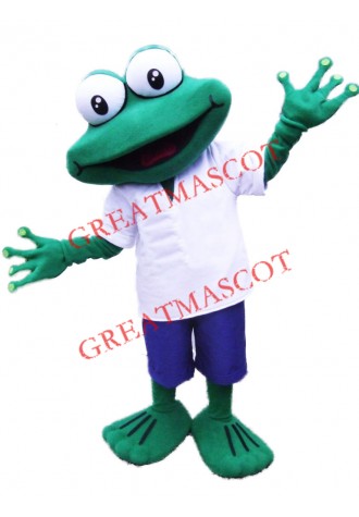 Best Quality Happy Frog Mascot Costume