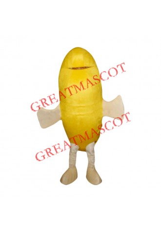 Yellow Little Fish Adult Mascot Costume