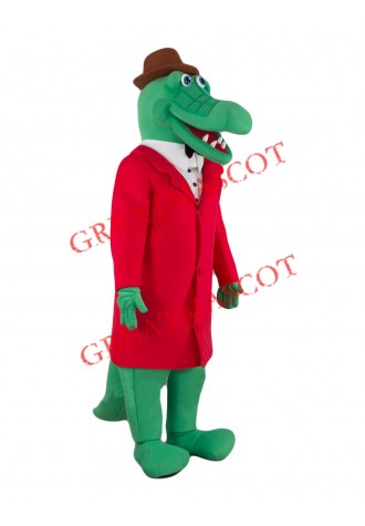 Super Cute Lightweight Crocodile Mascot Costume