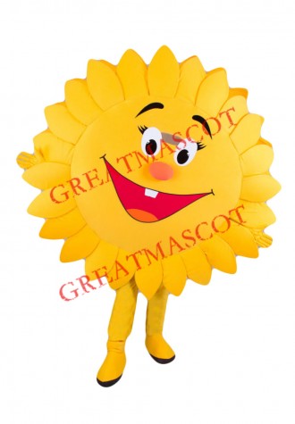 Happy Sun Mascot Costume Free Shipping