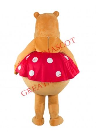 Super Beautiful Hippo Mascot Costume