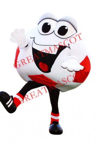 Happy Lightweight Football Mascot Costume