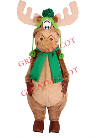 Mini Moose Mascot Costume