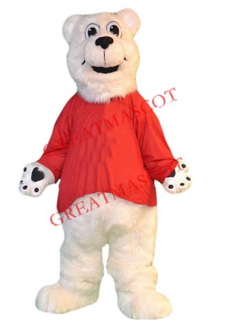 Lovely Lightweight Polar Bear Mascot Costume