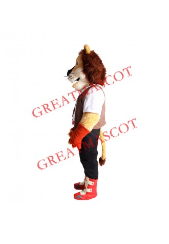 Cute College Lightweight Lion Mascot Costume
