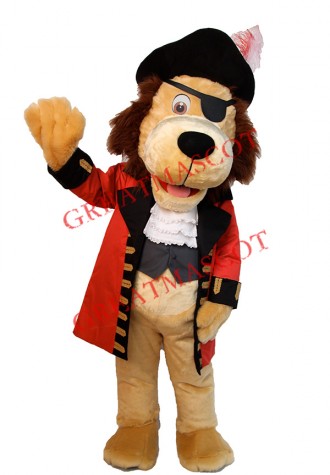 Pirate Lion Mascot Costume