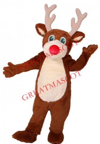 Super Cute Reindeer Mascot Costume