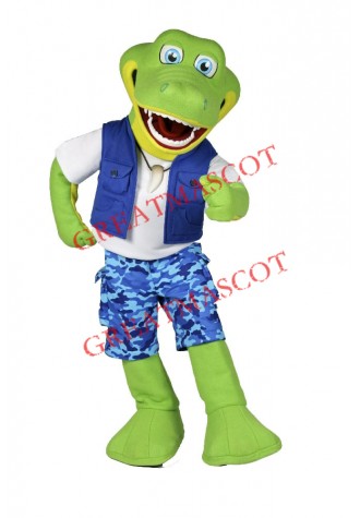 Cool Lightweight Crocodile Mascot Costume