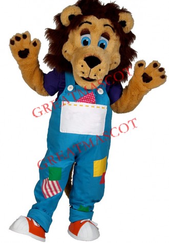 Top Quality Happy Lion Mascot Costume