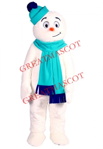 Super Cute Lightweight Snowman Mascot Costume