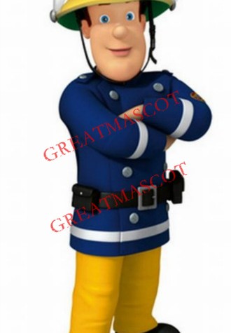 Top Quality Fireman Mascot Costume