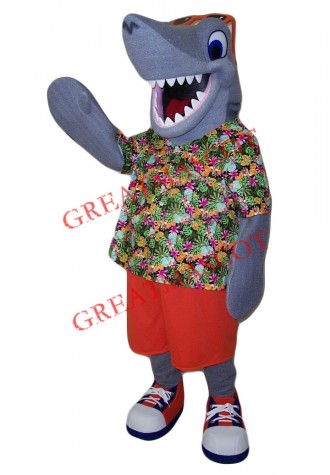 Sport Happy Shark Mascot Costume
