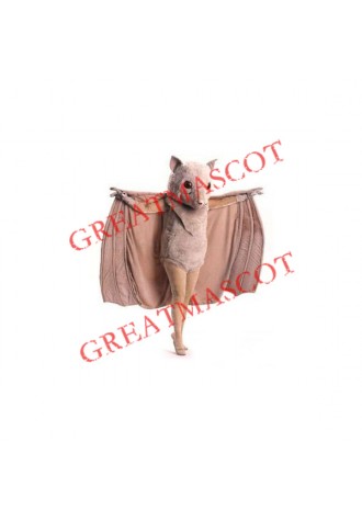 Beige Bat Mascot Costume