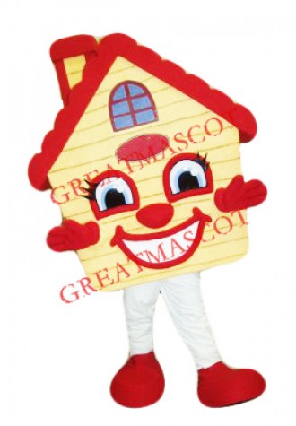 Super Cute House Mascot Costume