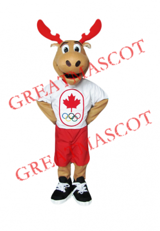 Sport Lightweight Moose Mascot Costume
