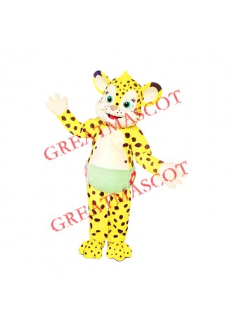 Baby Cheetah Mascot Costume
