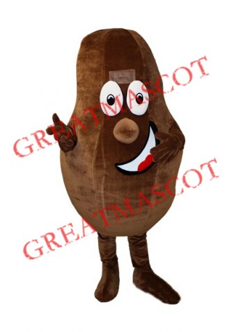 Cocoa Bean Mascot Costume