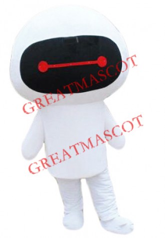 Cheap White Robot Mascot Costume