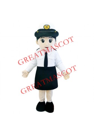 Air Hostess Mascot Costume