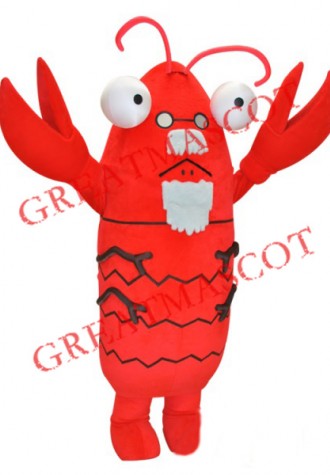 Old Lobster Mascot Costume