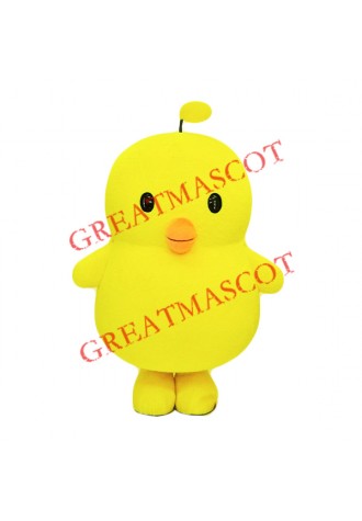 Big Yellow Chick Mascot Costume