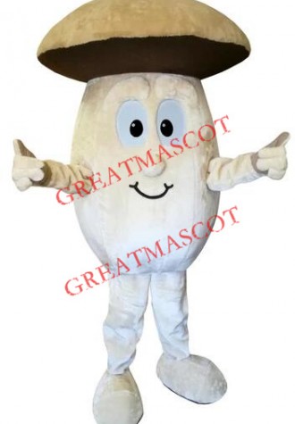 High Quality Mushroom Mascot Costume