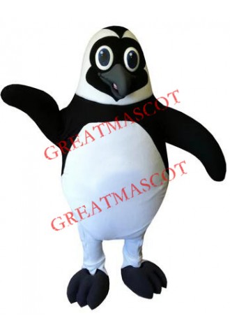 Black Penguin Mascot Costume