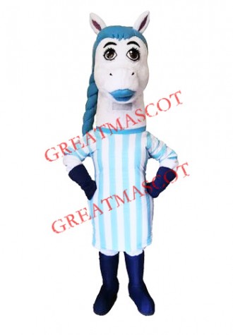 Female Team Horse Mascot Costume