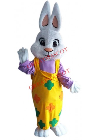 Beautiful Easter Girl Bunny Mascot Costume