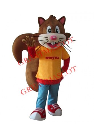 Cartoon Squirrel Mascot Costumes