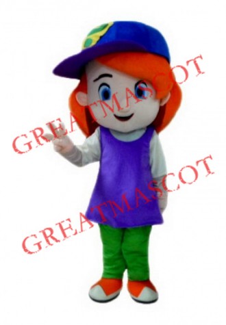 Sport Girl Mascot Costume