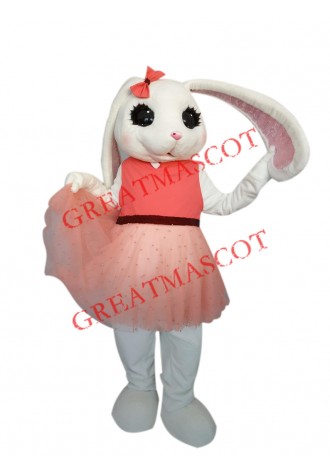 Beautiful Easter Bunny Mascot Costume