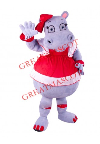 Beautiful Hippo Mascot Costume
