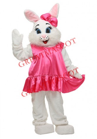 Adorable Easter Bunny Mascot Costume