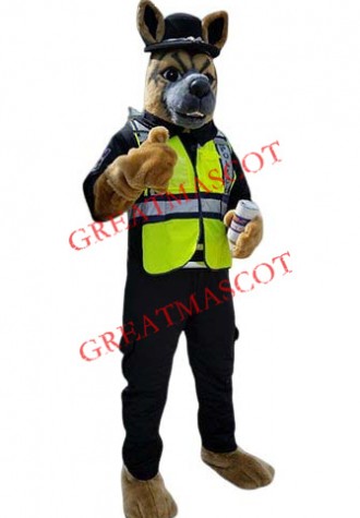 Top Quality Police Dog Mascot Costume