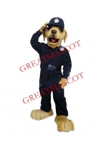 Best Quality Police Dog Mascot Costume