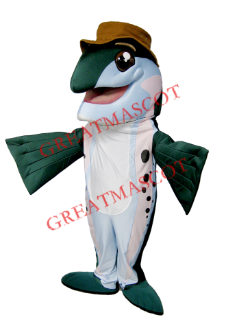 Trout Fish Mascot Costume