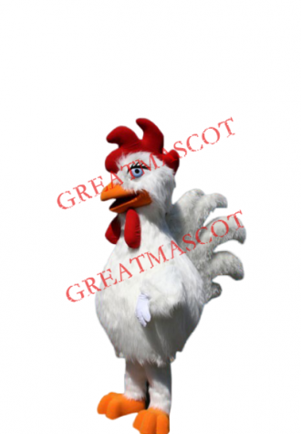 Good Quality White Chicken Mascot Costume