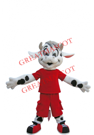 Baby Cow Mascot Costume