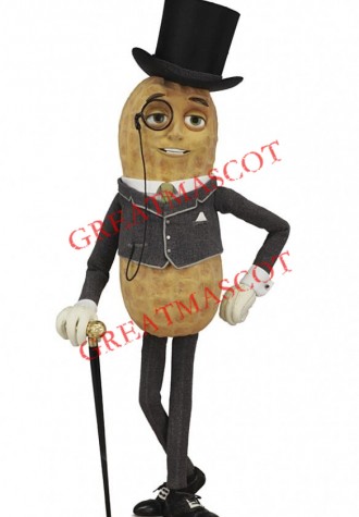 Handsome Mr. Peanut Mascot Costume