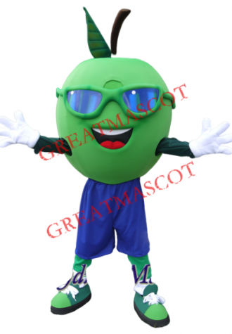 Happy Apple Mascot Costume