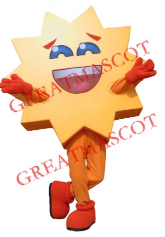 Happy Warm Sun Mascot Costume