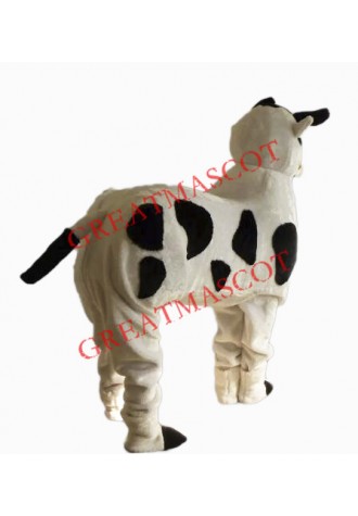 Two People Cow Mascot Costume