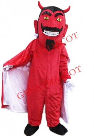 Red  Lightweight Devil Mascot Costume