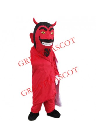 Red  Lightweight Devil Mascot Costume
