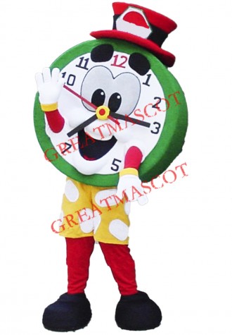 Top Quality Clock Mascot Costume