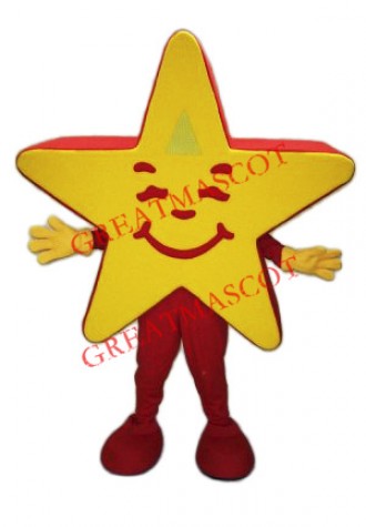 Smiling Lightweight Star Mascot Costume
