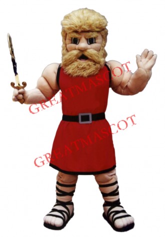Power Muscle Man Mascot Costume